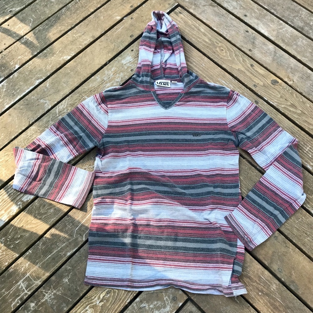 Hooded long sleeve T-shirt, Vans small